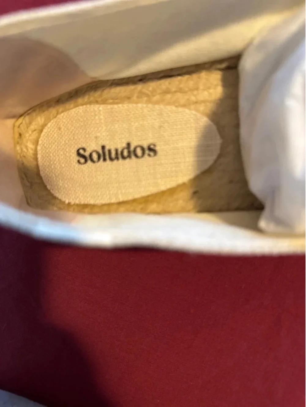 Soludos slip on espadrilles with Cherrie’s size 10